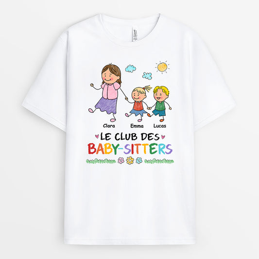 7844AFR1 le club des baby sitters t shirt personnalise 7844a6pwa