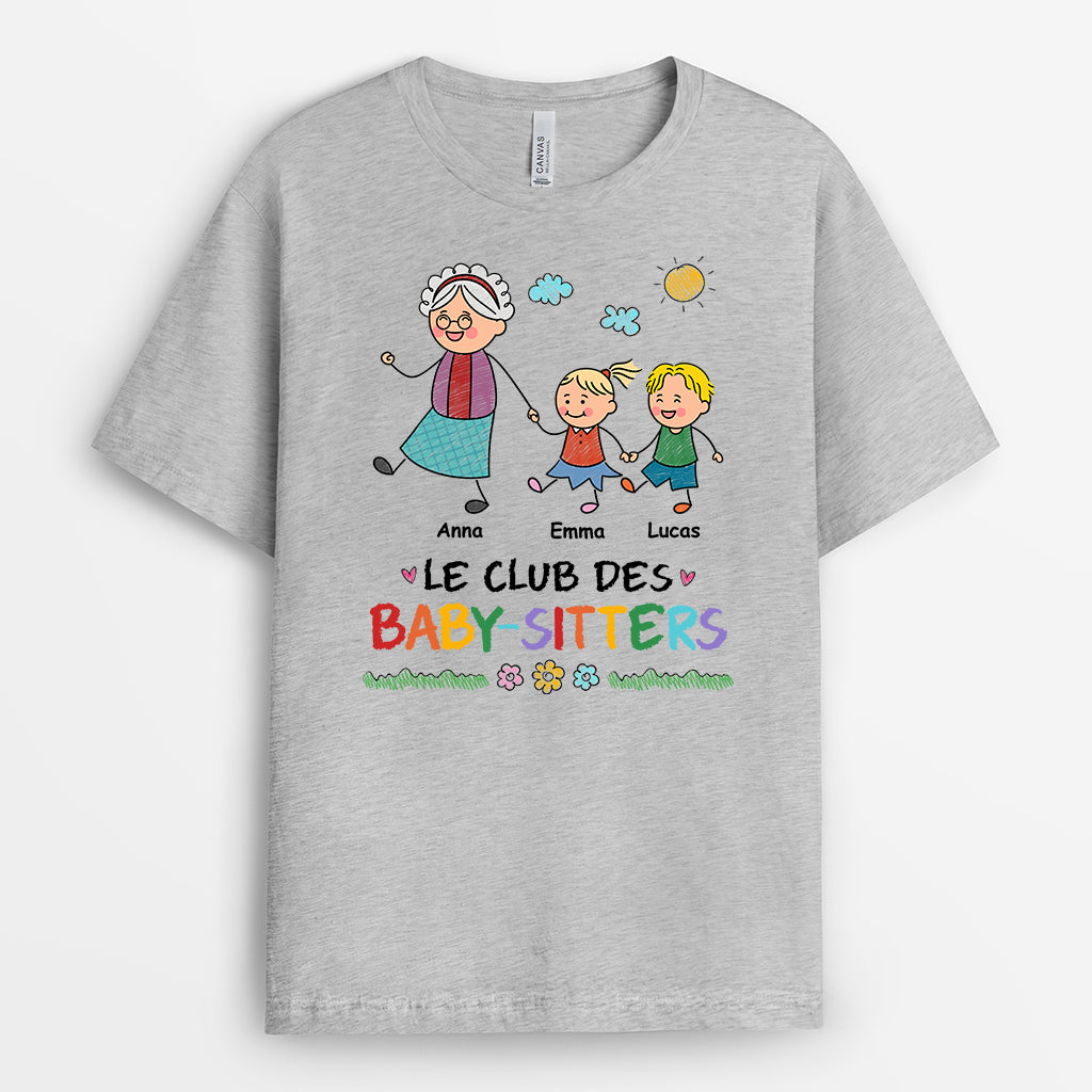 7844AFR2 le club des baby sitters t shirt personnalise 7844a6pwa
