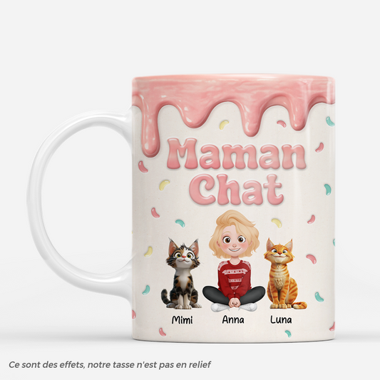 7870MFR1 effet dimpression 3d maman chat mug personnalise chat pastel 7870m8fcd