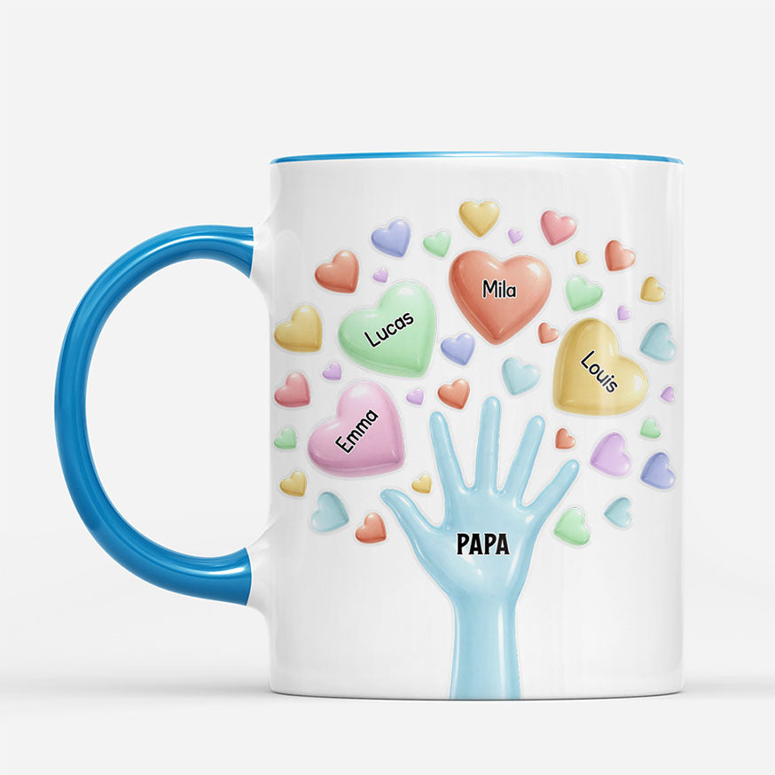 7871MFR1 effet dimpression 3d les coeurs de maman papa mug personnalise famille 7871mtvwa_2