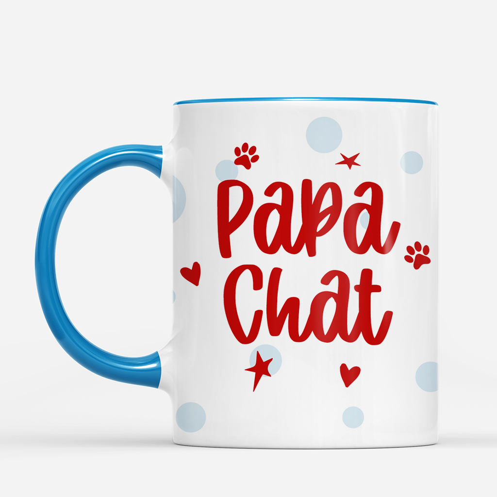 7899MFR2 maman chat avec amour mug personnalise chat 7899m3fad