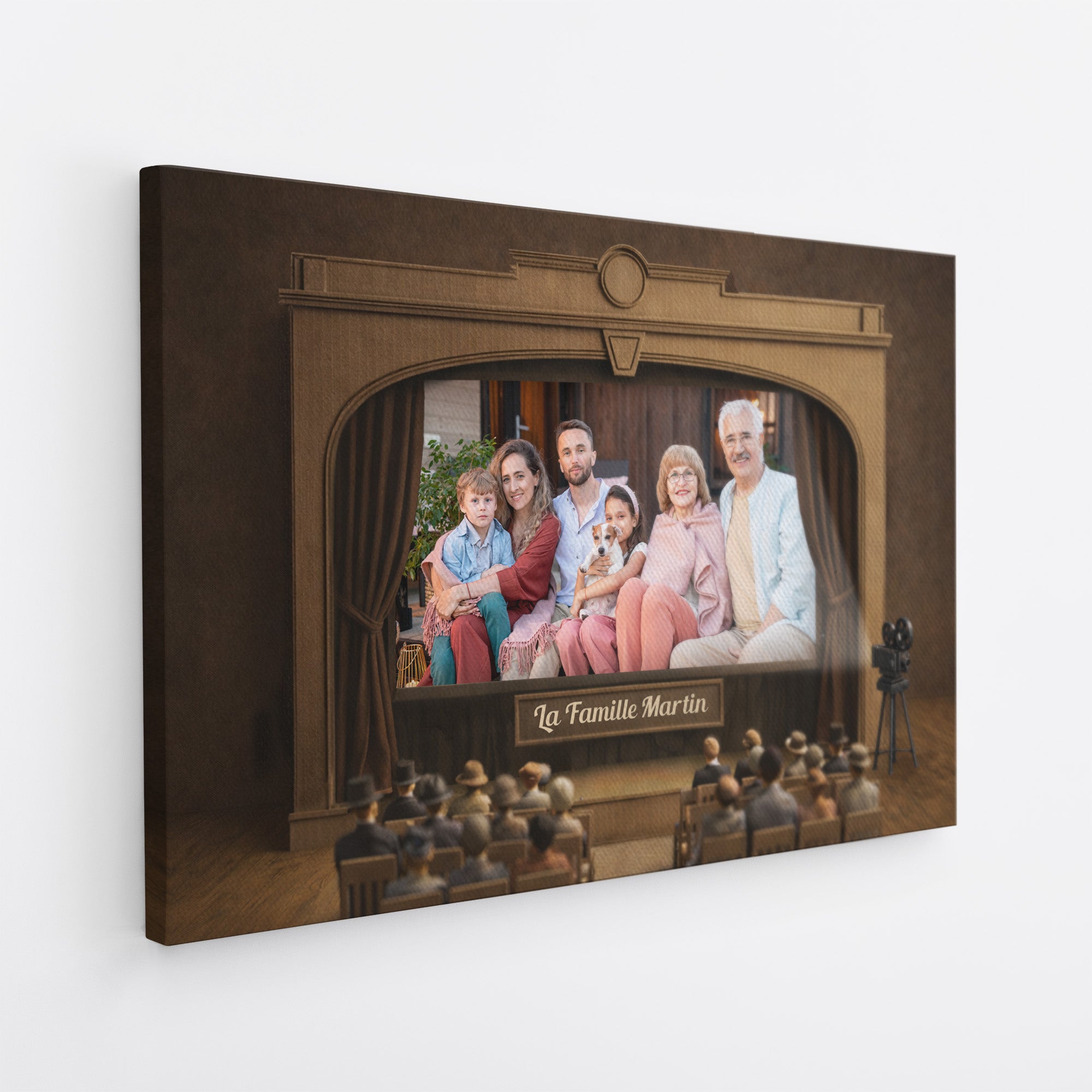 7920CFR2 effet dimpression 3d souvenir avec papa maman toile personnalisee famille 7920csqci