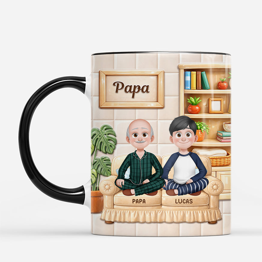 7933MFR2 effet dimpression 3d mug personnalise maman papa cadeau maman enfant 7933m8lma