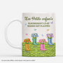 7939MFR1 mug personnalise mamie maman les petits enfants fleurissent 7939mtkca