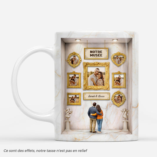 7942MFR1 effet dimpression 3d notre musee mug personnalise couple avec photo 7942mspwg_01708089 fb0a 4b82 a018 34539341d11f