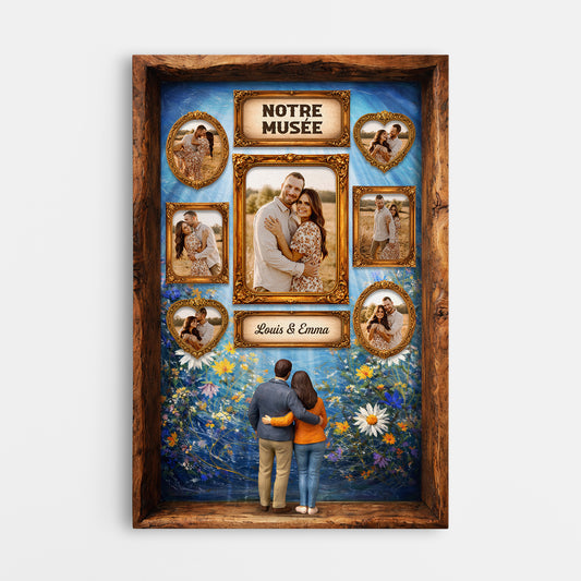 7944CFR1 effet dimpression 3d notre musee mug couple personnalise dessin avec photo 7944cspwg