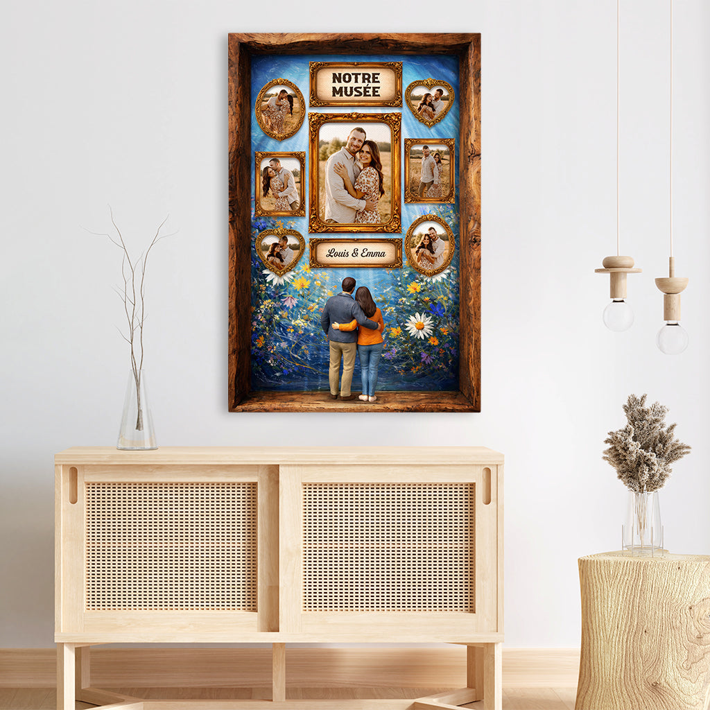 7944CFR3 effet dimpression 3d notre musee mug couple personnalise dessin avec photo 7944cspwg