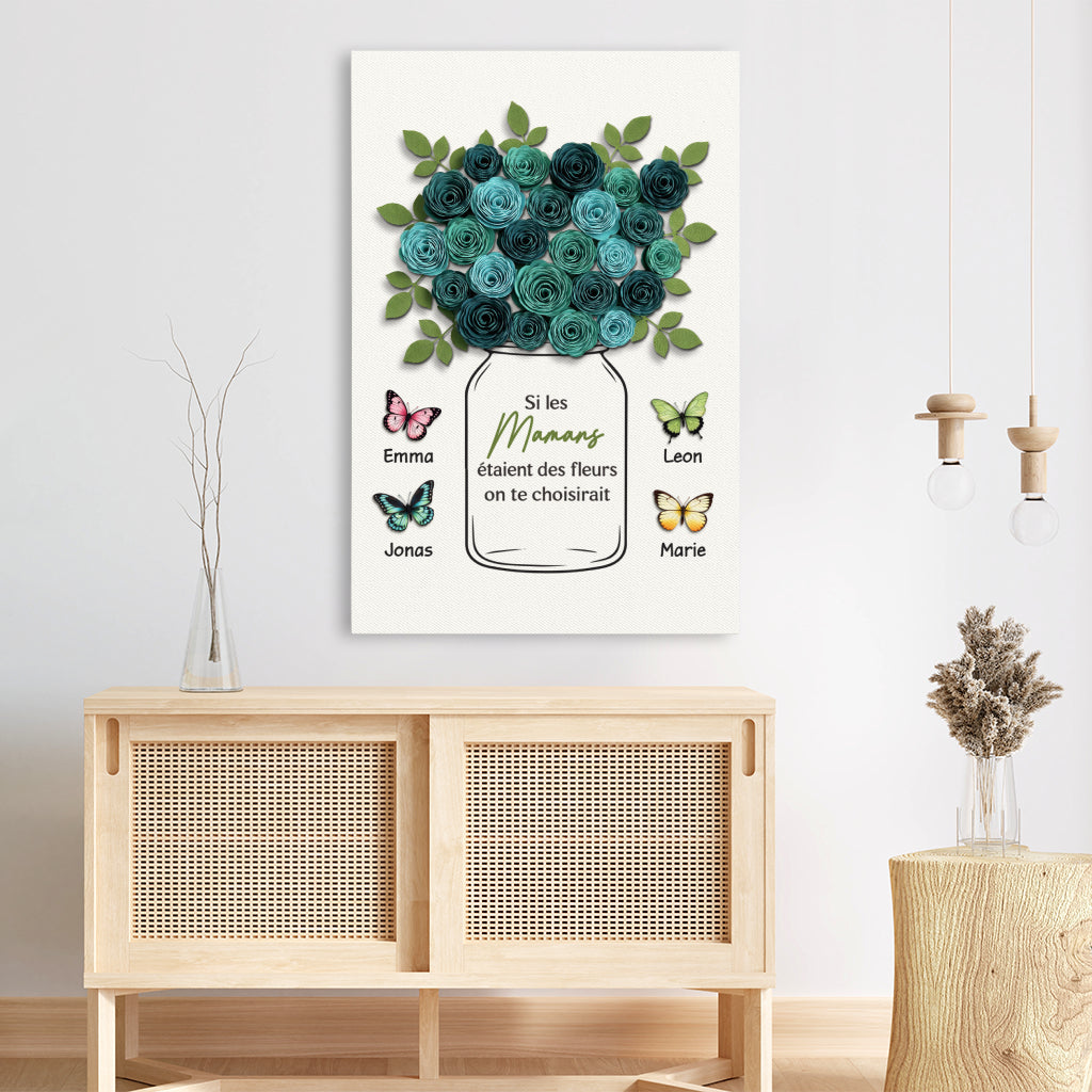 7960FR3 toile personnalisee mamie maman si tu etais une fleur 7960c6yna_d8f36742 7d61 45a5 b9d0 808af3e2b681