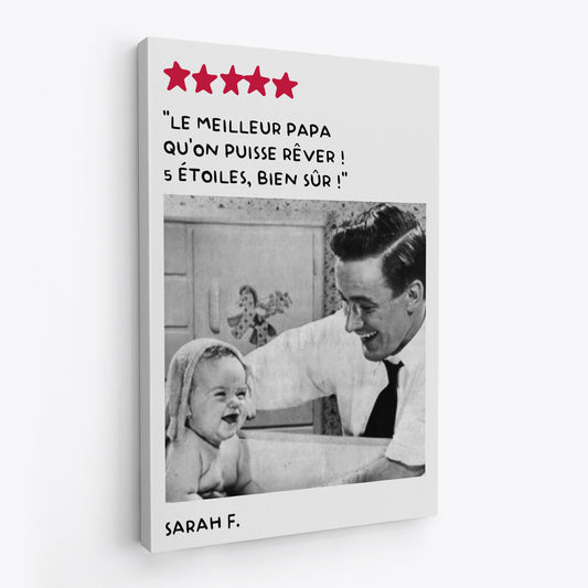 7969CFR2 tu m_as donne la vie toile photo personnalisee maman 7969ccpwa