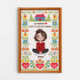 7975CFR1 maison cest la ou est maman toile personnalisee mamie maman 7975ccvca_2