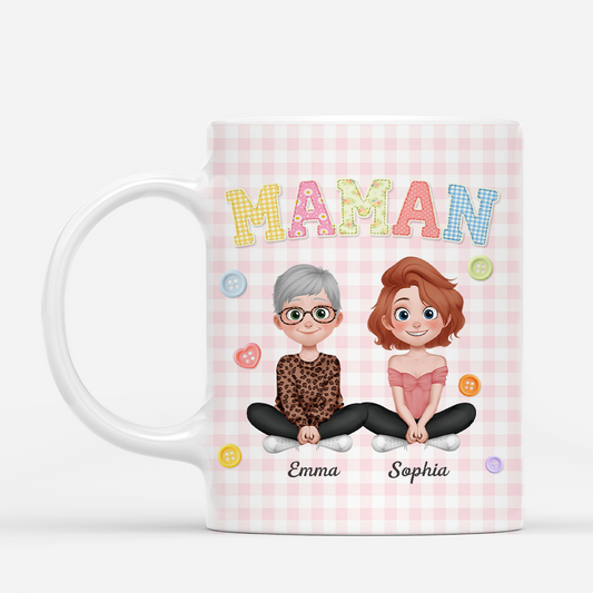 7984MFR1 mug personnalise maman mamie avec photo la vie dune maman 7984m86aa