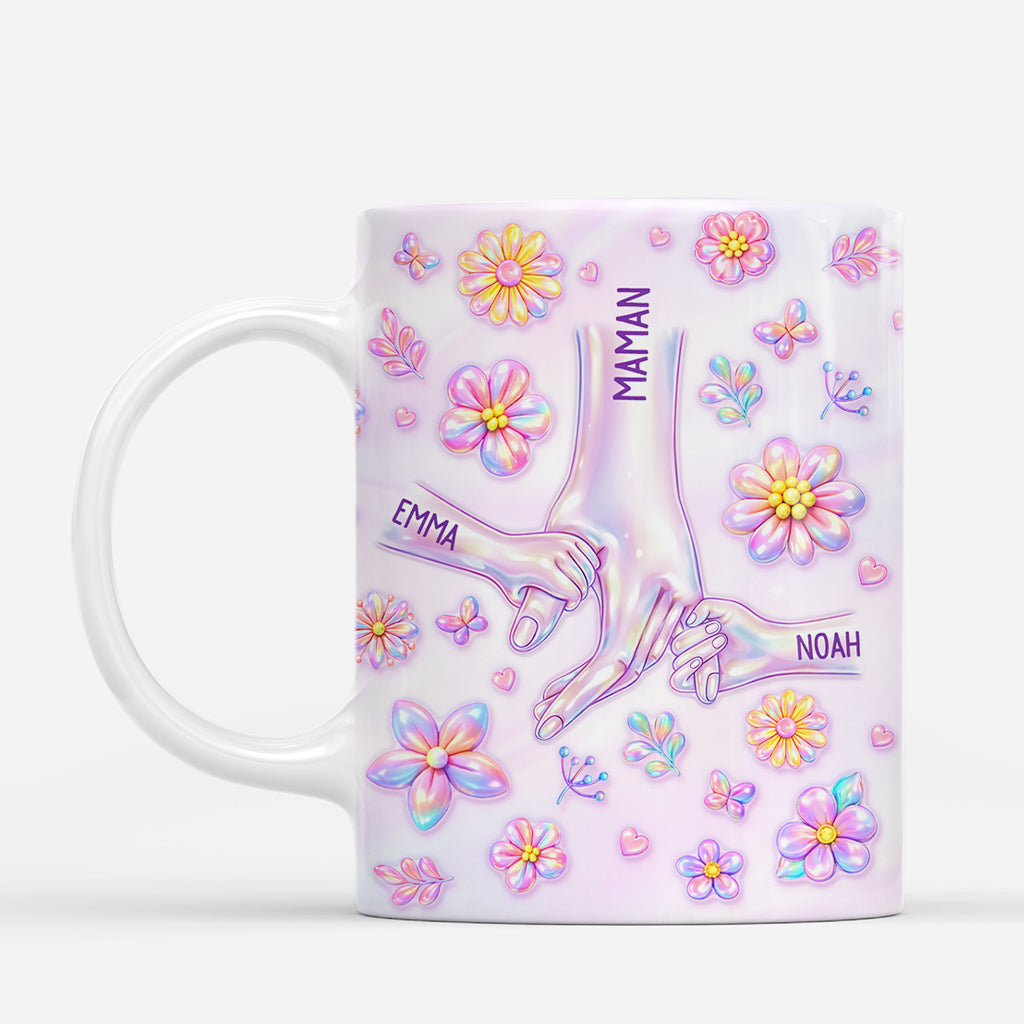 8002MFR2 effet dimpression 3d mug personnalise maman mamie joli cadeau pour elle 8002mspza