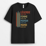 8017AFR1 tu es une legende t shirt personnalise maman mamie 8017a8pha