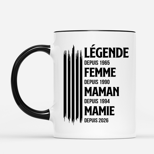 8017MFR2 tu es une legende mug personnalise maman mamie 8017m8pha