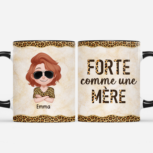 8019MFR1 forte comme une mere mug personnalise maman 8019maf5a