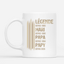 8022MFR1 etre legende papa papy mug papa papy 8022m8phb