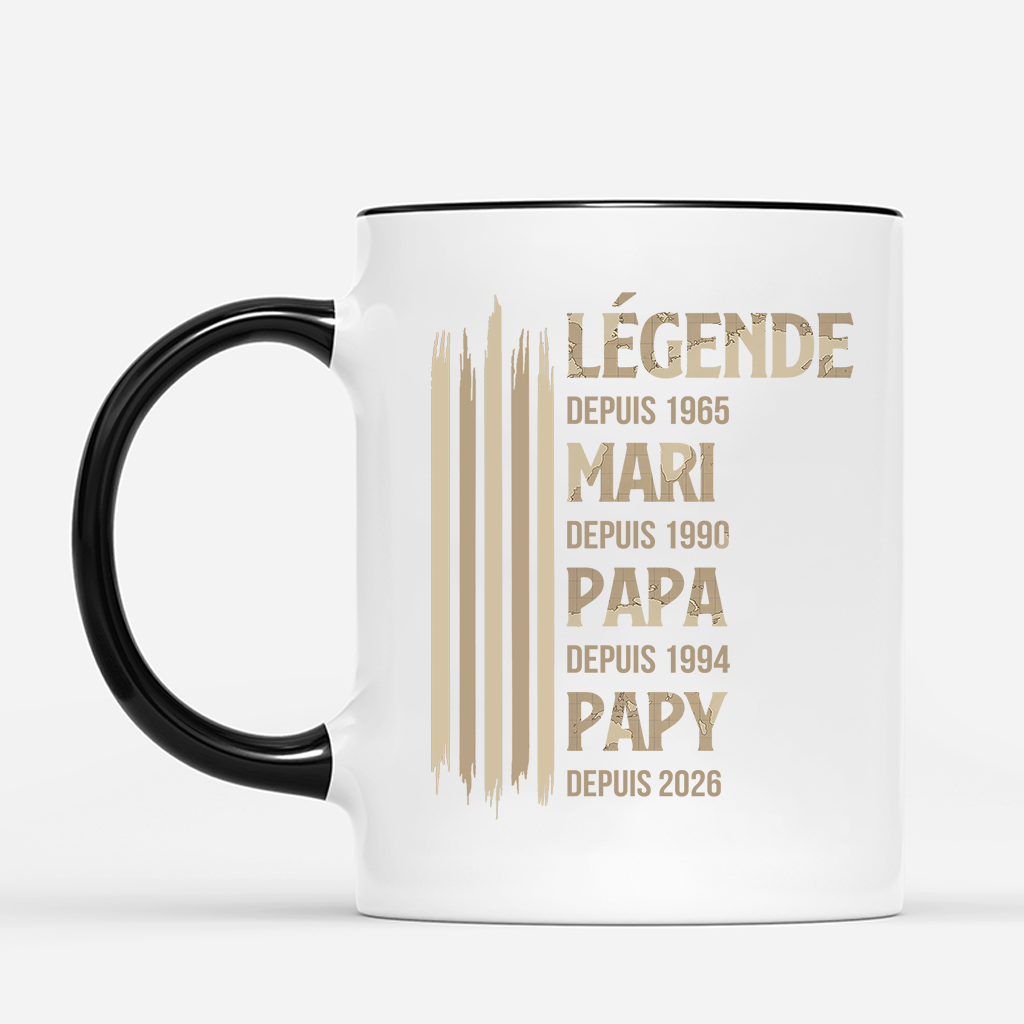 8022MFR2 etre legende papa papy mug papa papy 8022m8phb