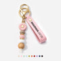 8039MFR1 ma maman ma mamie porte cles personnalise marguerite en perles 8039mj8pca