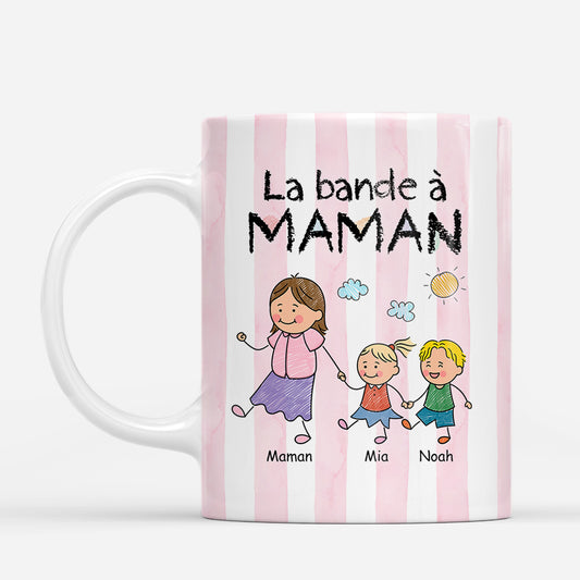 8053MFR1 la bande a maman mamie papa papy mug personnalise famille 8053m8p8a