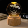 8058LFR2 cadeau pour maman papa et enfant veilleuse boule de cristal 3d personnalisee 8058l6qca