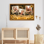 8068CFR3 effet dimpression 3d jamais oublie toile avec photo personnalisee commemorative femmehomme 8068c3fwa