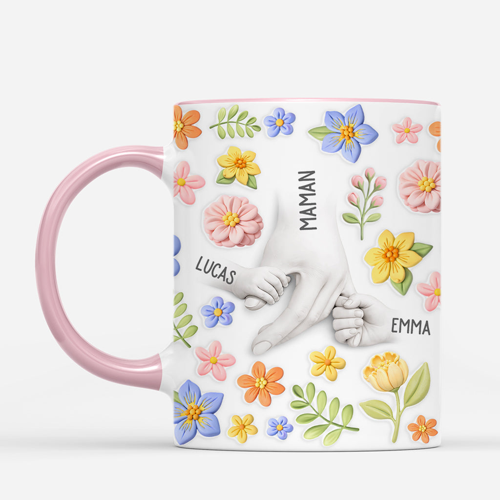 8069MFR2 effet dimpression 3d mug personnalise maman mamie cadeau fleur pour mamie 8069msz5a
