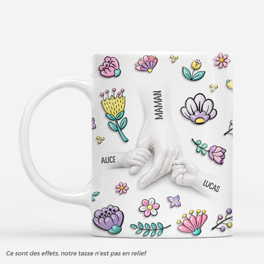 8070MFR1 effet dimpression 3d fleurs pour toi mug personnalise maman mamie 8070m6pna