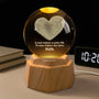 8088LFR1 maman papa mon heros veilleuse boule de cristal 3d personnalisee 8088l8fwb