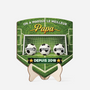 8114QFR1 effet dimpression 3d le meilleur papa papi plaque bois personnalisee pour cadeau foot 8114qsfhb