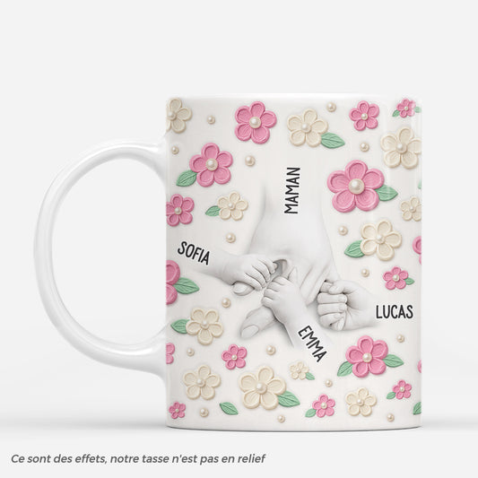 8118MFR1 effet dimpression 3d joli cadeau maman enfant tasse personnalisee maman mamie 8118m6qca