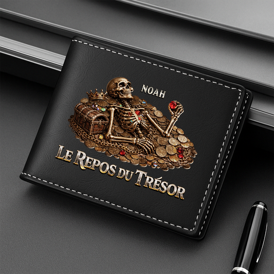 8132JFR2 effet dimpression 3d repos du tresor portefeuille cuir personnalise homme 8132j6xmb