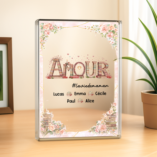 8134RFR2 plaque en acrylique personnalisee rectangulaire amour pour maman mamie 8134rthca_e312643e f4f2 4bfe ab26 cd14a8ddb7b5