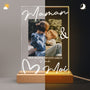 8155LFR2 maman papa et moi veilleuse personnalisee enfant avec photo 8155lsymb
