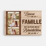 8162CFR1 belle benediction de la vie toile personnalisee famille 8162csfwi