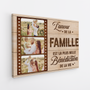 8162CFR2 belle benediction de la vie toile personnalisee famille 8162csfwi