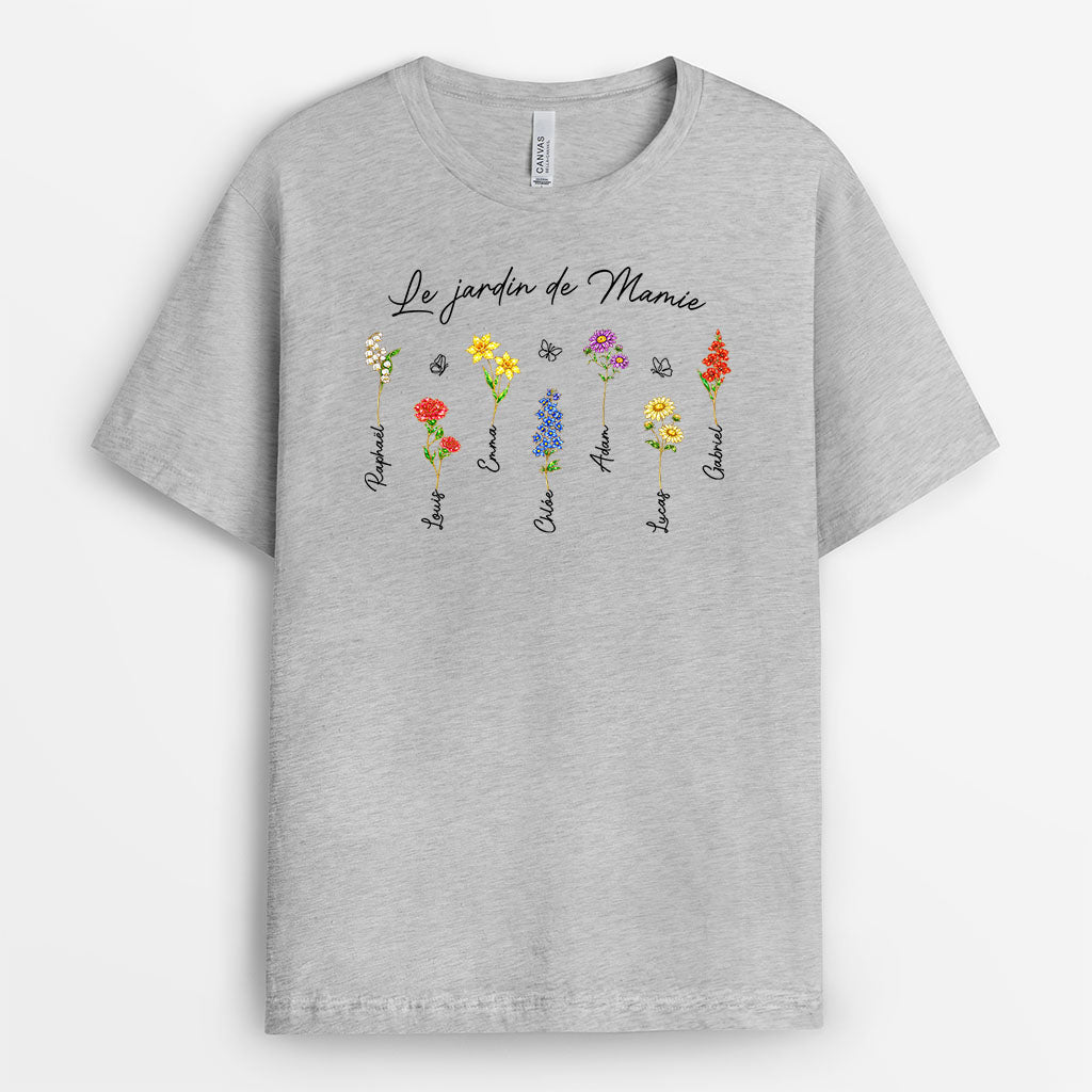 8171AFR1 jardin de maman et prenom enfant t shirt personnalise maman mamie 8171a8v5a_2