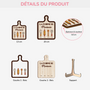 8176QFR3 plaque deco cuisine_ de maman mamie plaque bois personnalisee 8176qcxma