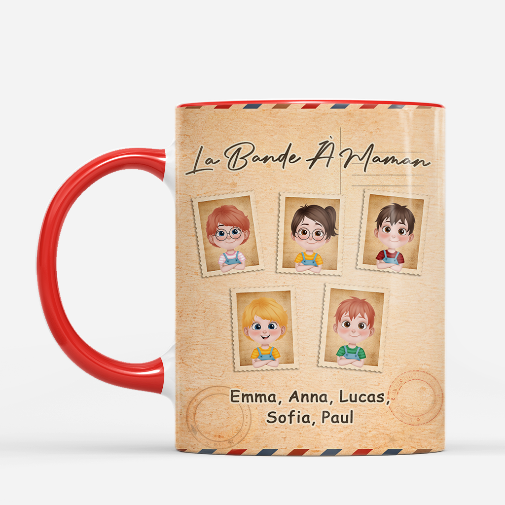 8191MFR2 effet dimpression 3d la bande a papa maman mug personnalisable papa dessin 8191mtxcb