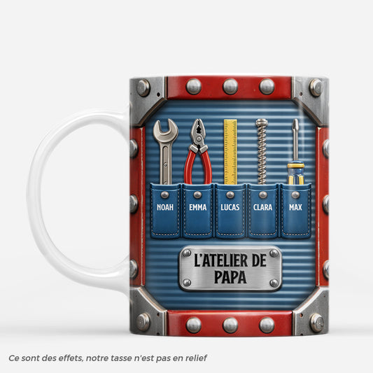 8220MFR1 effet dimpression 3d mug personnalise papa papy atelier de papa bricoleur 8220m8lmb