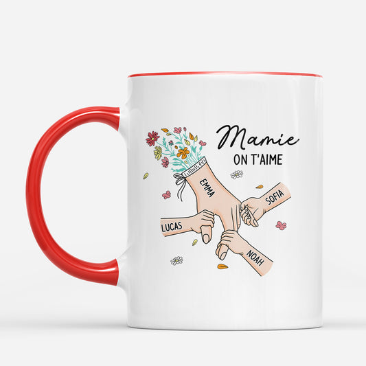 8227MFR2 dessin main dans la main mug personnalise_ maman mamie 8227m6pa
