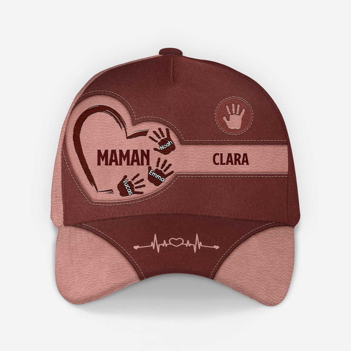 8231JFR2 effet dimpression 3d casquette personnalisee papa maman empreintes enfants 8231jtkma_4df674cc be64 4045 a918 86650ea3f7f6