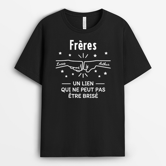 8255AFR1 t shirt personnalise prenom un lien entre frere et soeur 8255aah5e