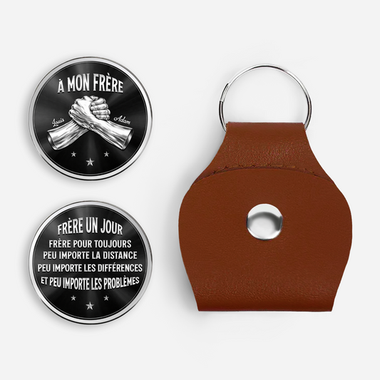 8258AFR1 effet dimpression 3d frere pour toujours calin de poche personnalise homme 8258ajsfte