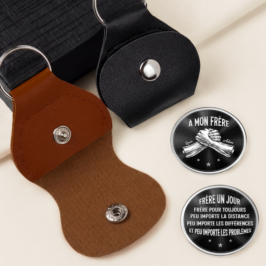 8258AFR2 effet dimpression 3d frere pour toujours calin de poche personnalise homme 8258ajsfte