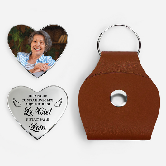8272AFR1 calin de poche personnalise forme de coeur_ photo commemorative maman papa serais avec moi 8272ajtlza