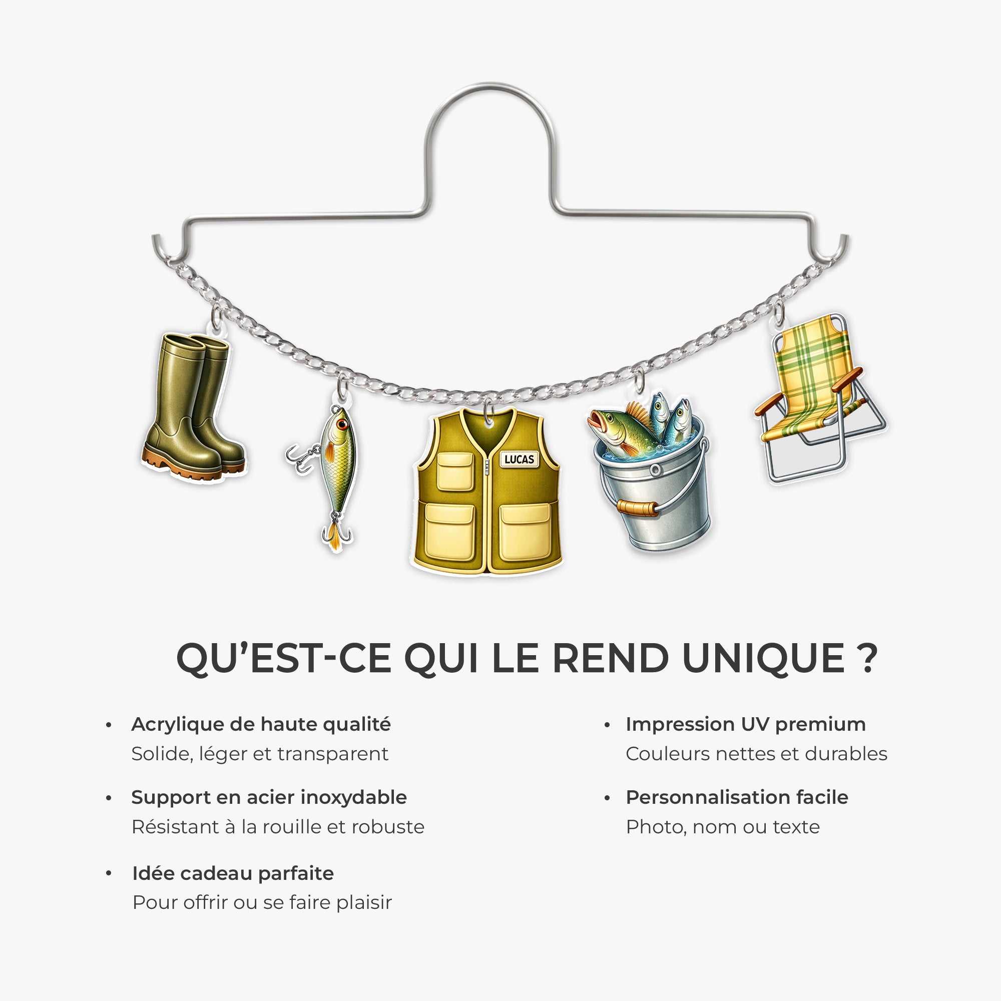 8303GFR4 charmes de voiture personnalisees cadeau pour pecheur_ papa papy 8303gcqmb