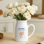 8308OFR2 notre premiere fete des meres vase personnalise maman papa 8308otewa