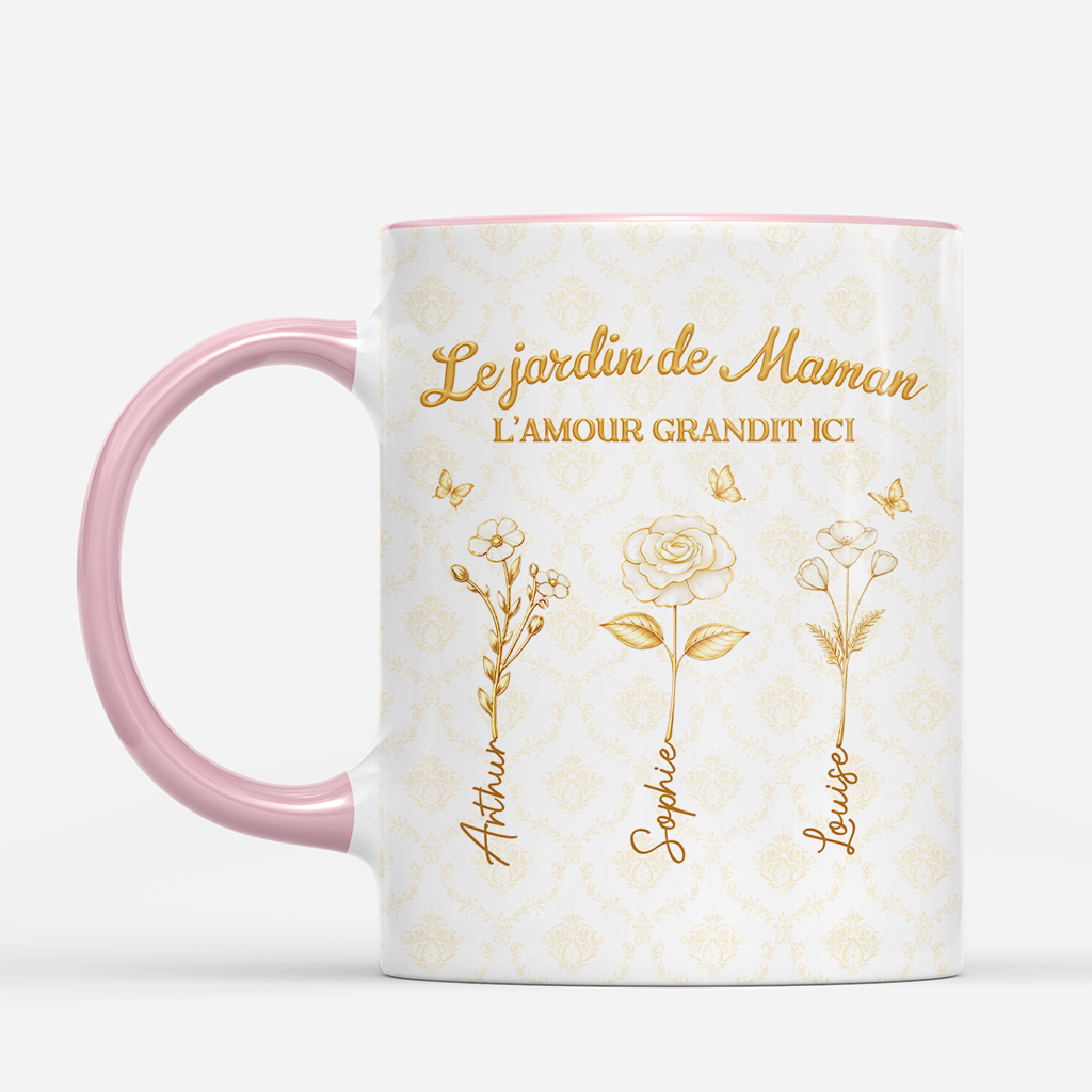8338MFR2 effet dimpression 3d le jardin de mamie avec enfants mug personnalise mamie maman 8338msxza
