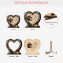 8345QFR3 effet dimpression 3d mon reine pour toujous plaque bois personnalisee photo de couple 8345qsqtg