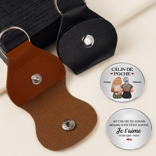 8348AFR2 calin de poche personnalise petit rappel damour de maman mamie 8348aj8kca